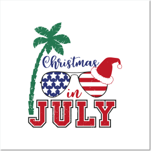 Christmas In July Summer Posters and Art